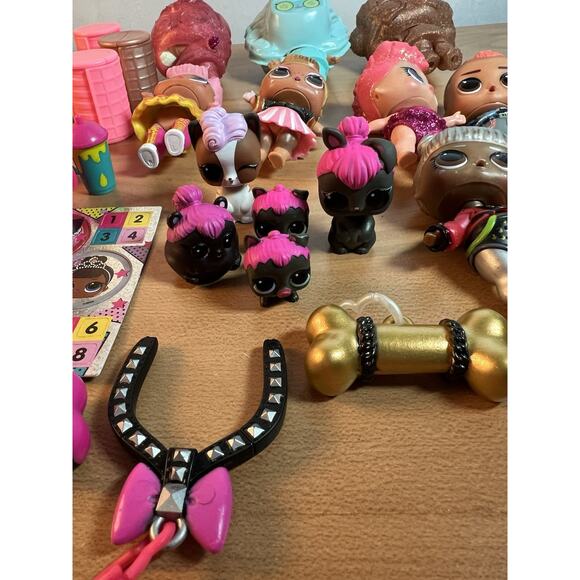 LOL OMG Surprise Mini Dolls Lot With Accessories #T864 - Picture 4 of 12
